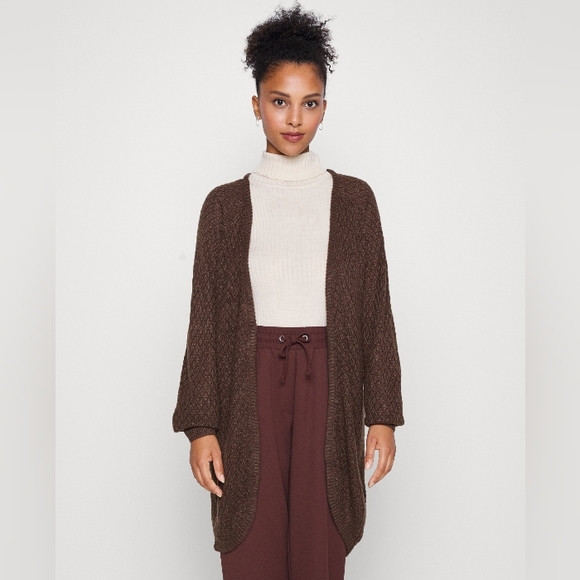 Ichi Ihodansa CA3 Sweater Cardigan Brown XS - Picture 4 of 13